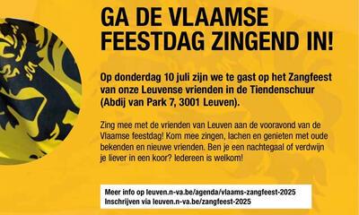 Zangfeest N-VA Leuven